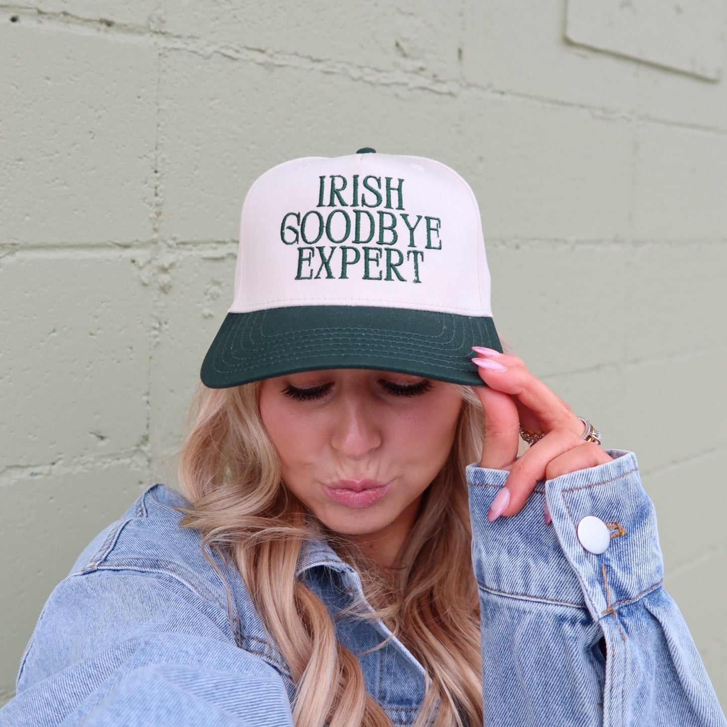 Irish Goodbye Expert Vintage Trucker Hat