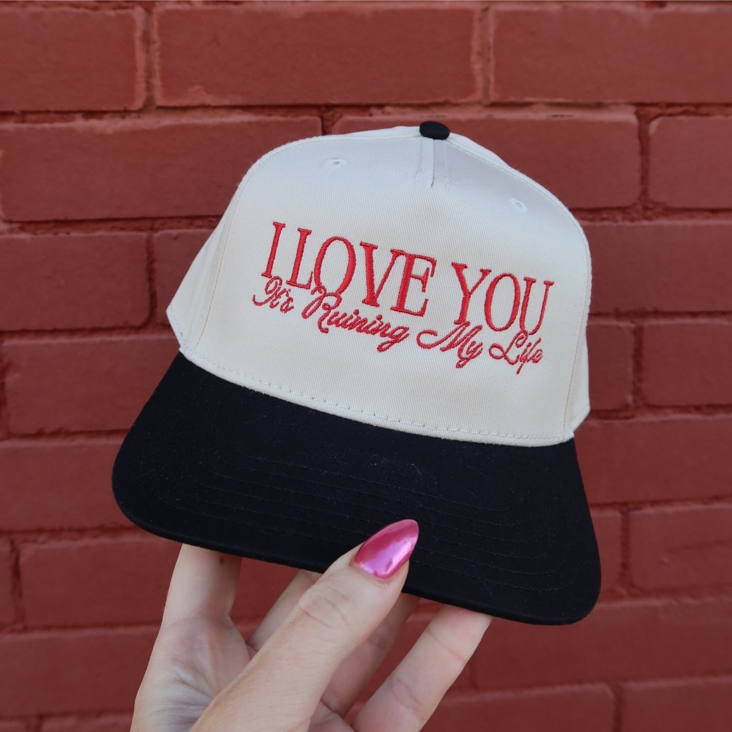 I Love You It's Ruining My Life Vintage Trucker Hat
