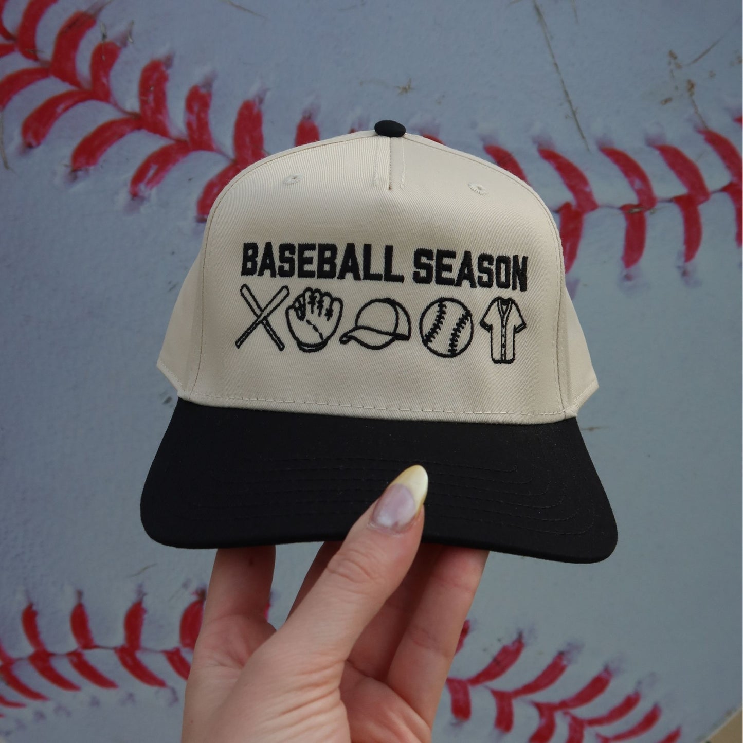 Baseball Season Charms Vintage Trucker Hat