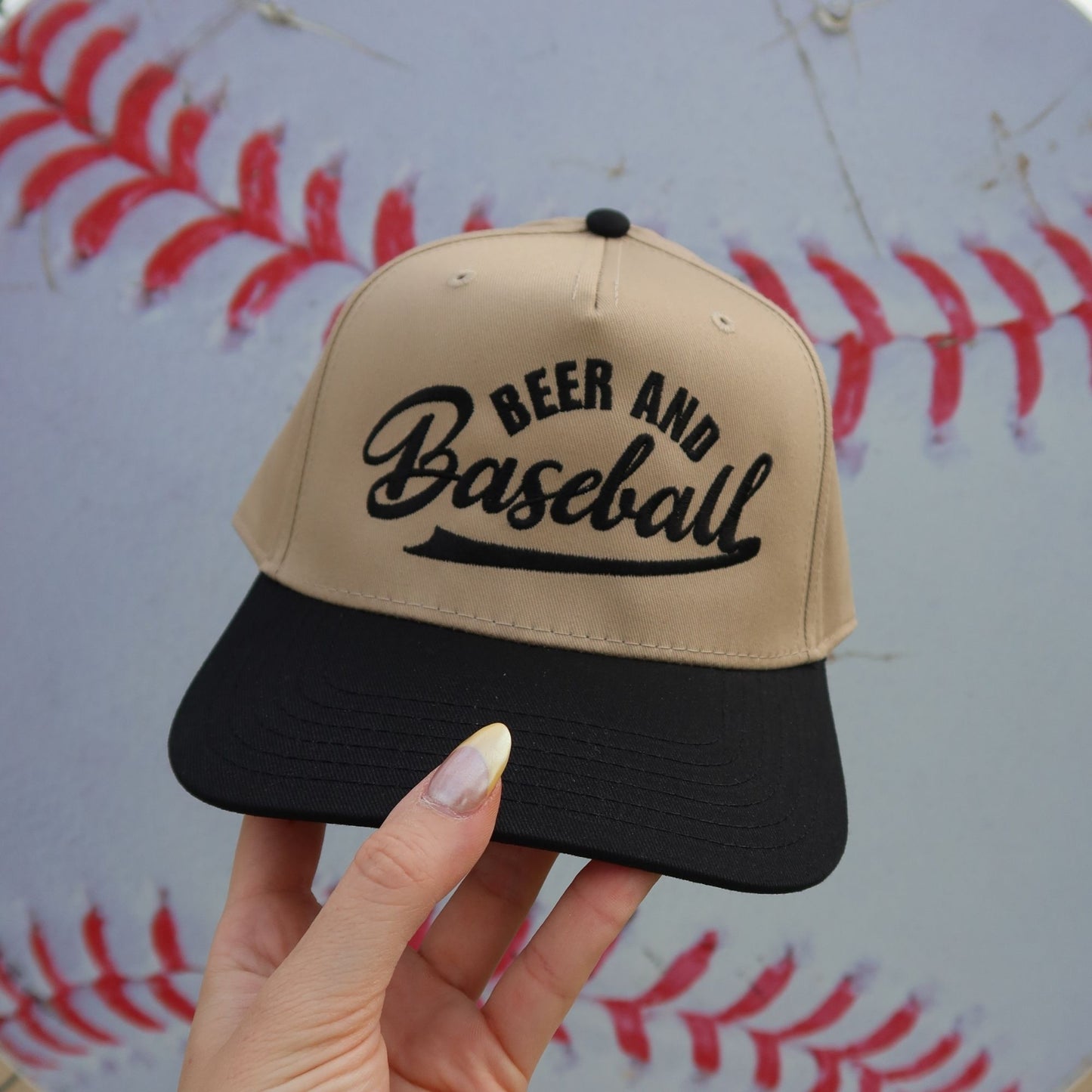 Beer and Baseball Vintage Trucker Hat