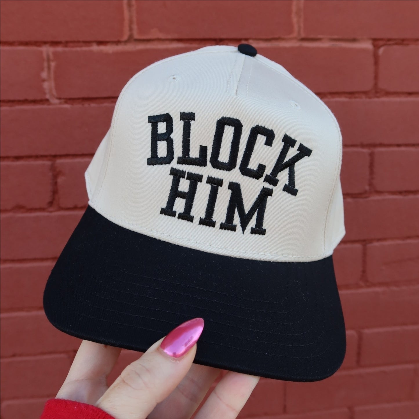 Block Him Vintage Trucker Hat