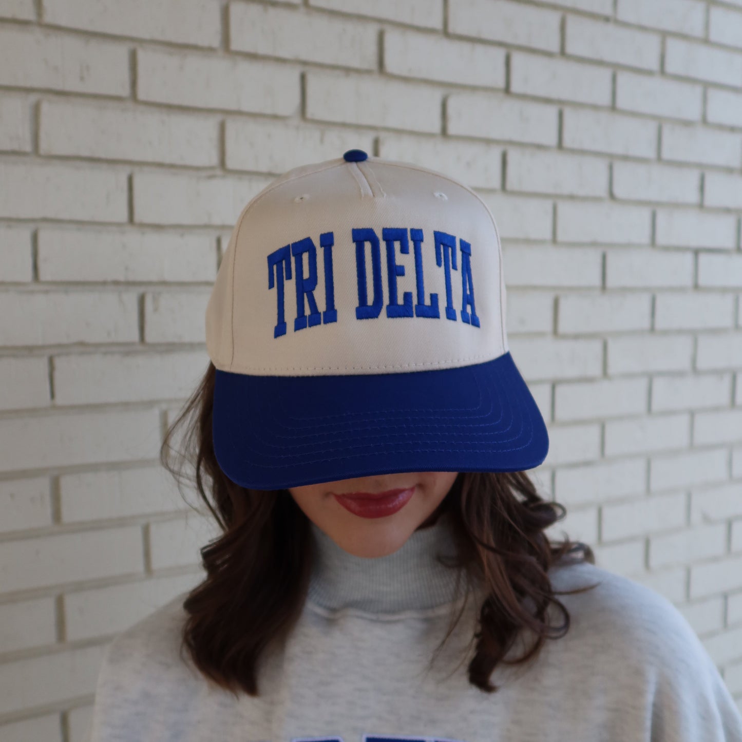 Tri Delta Varsity Vintage Trucker Hat