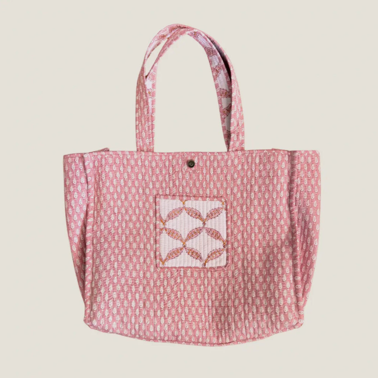 Eloise Ruffle Quilted Tote Bag