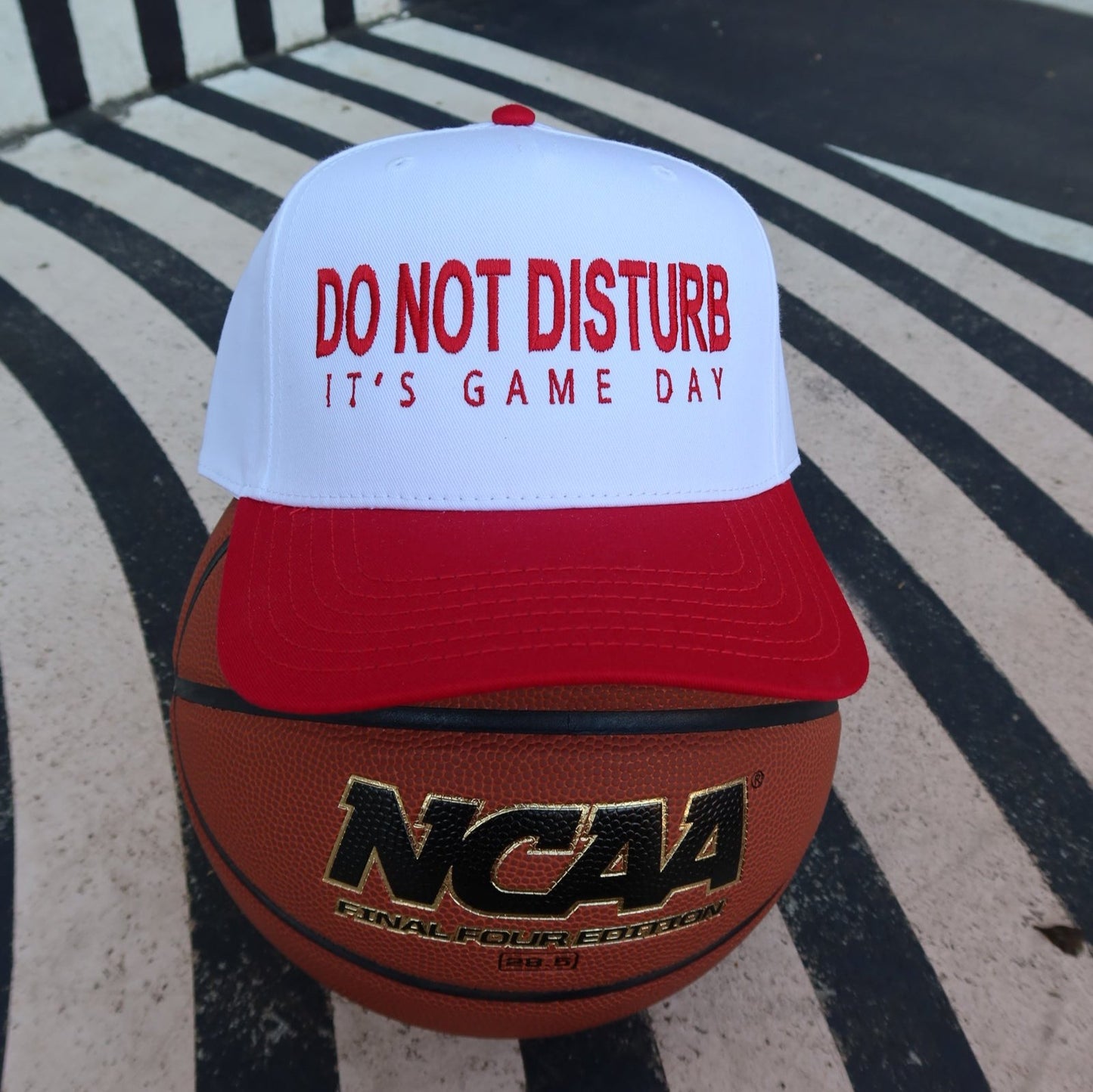 Do Not Disturb It's Game Day Vintage Trucker Hat