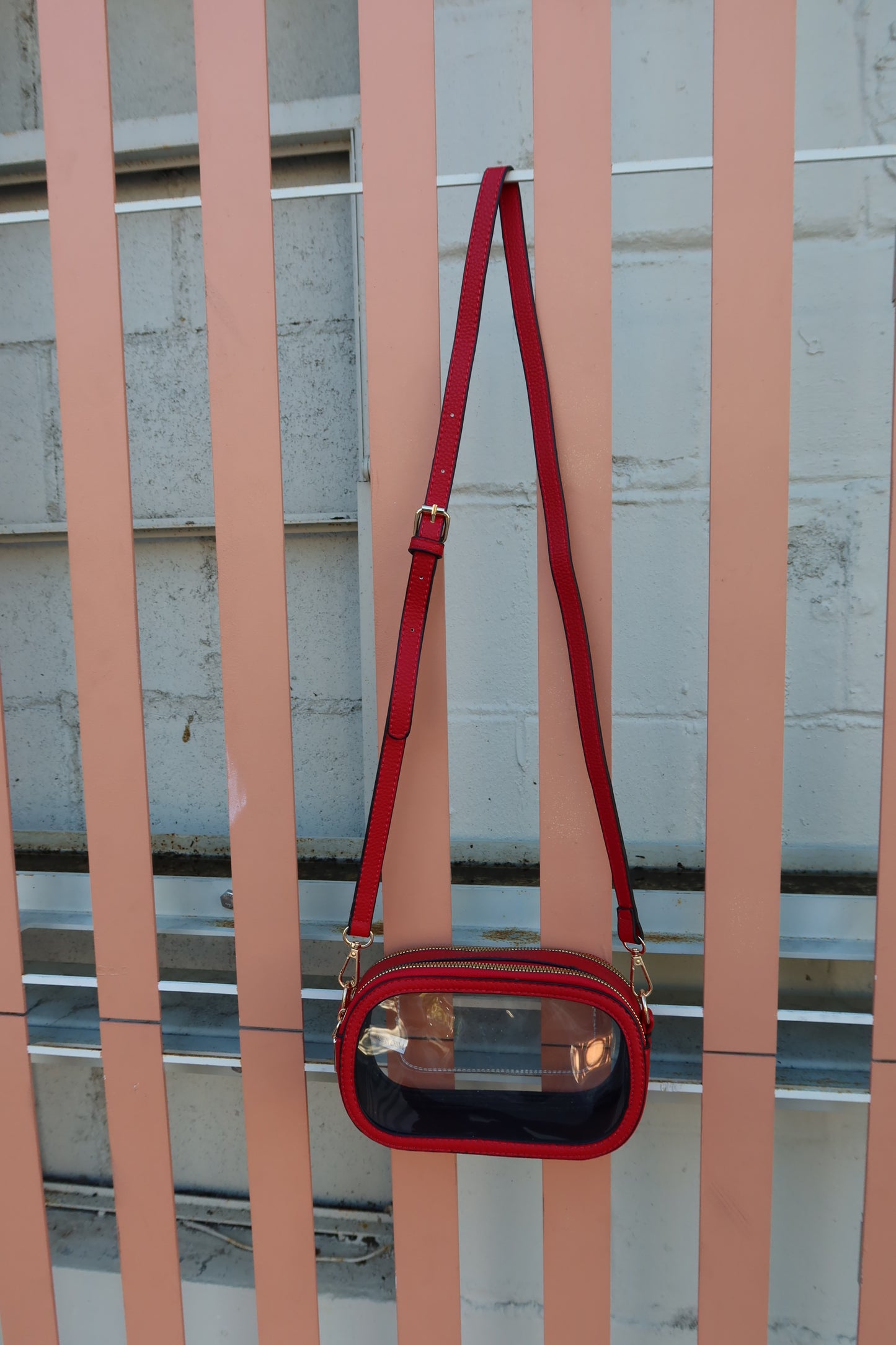 Clear Oval Crossbody Bag