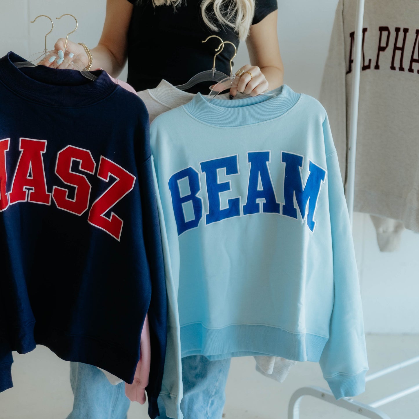 Custom Mockneck Varsity Sweatshirt