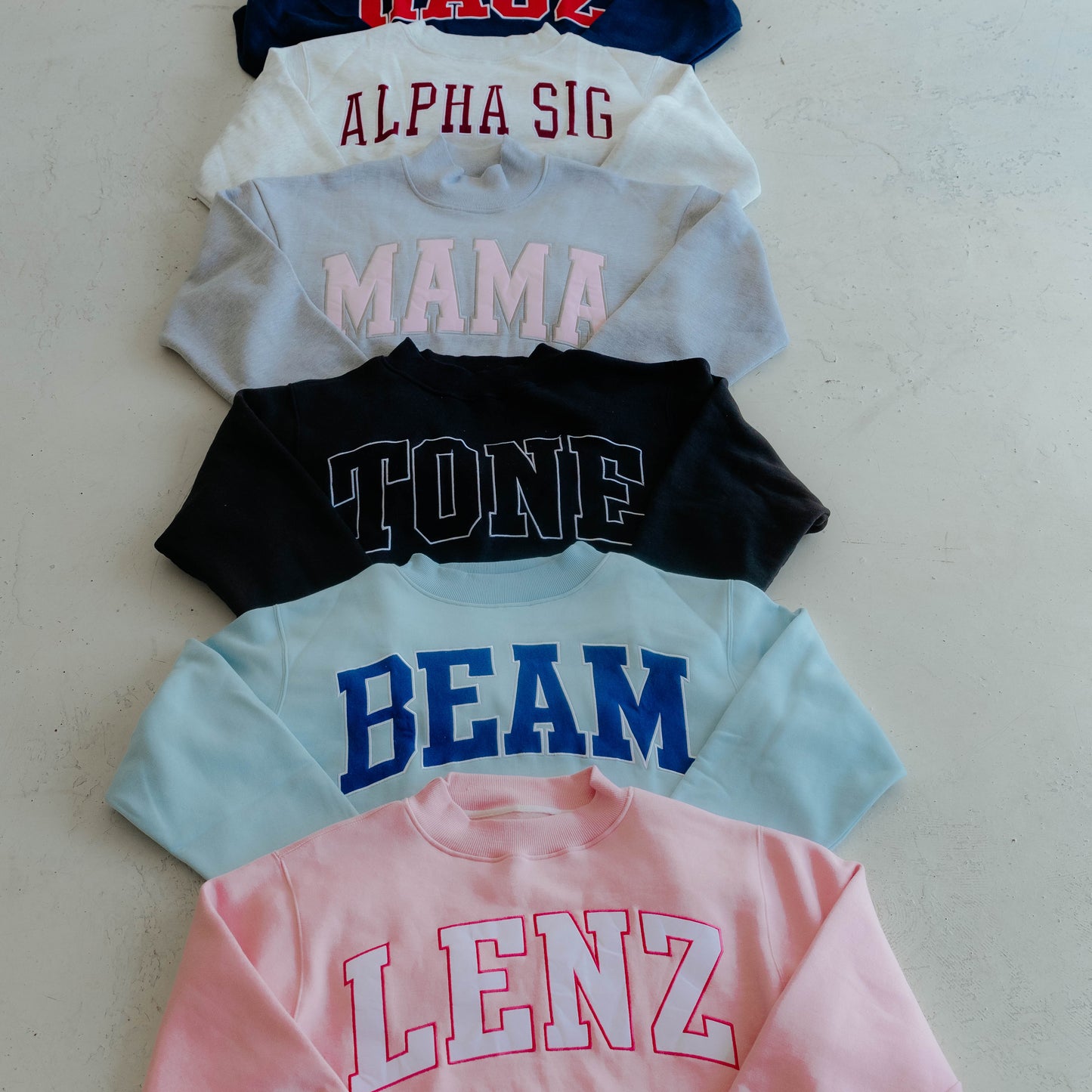 Custom Mockneck Varsity Sweatshirt