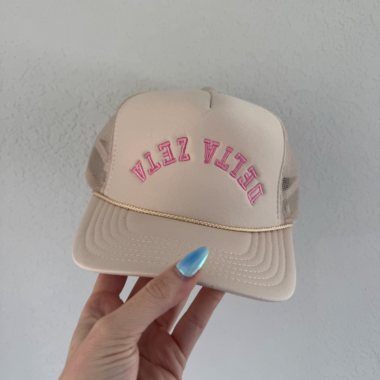 Delta Zeta Upside Down Classic Trucker Hat