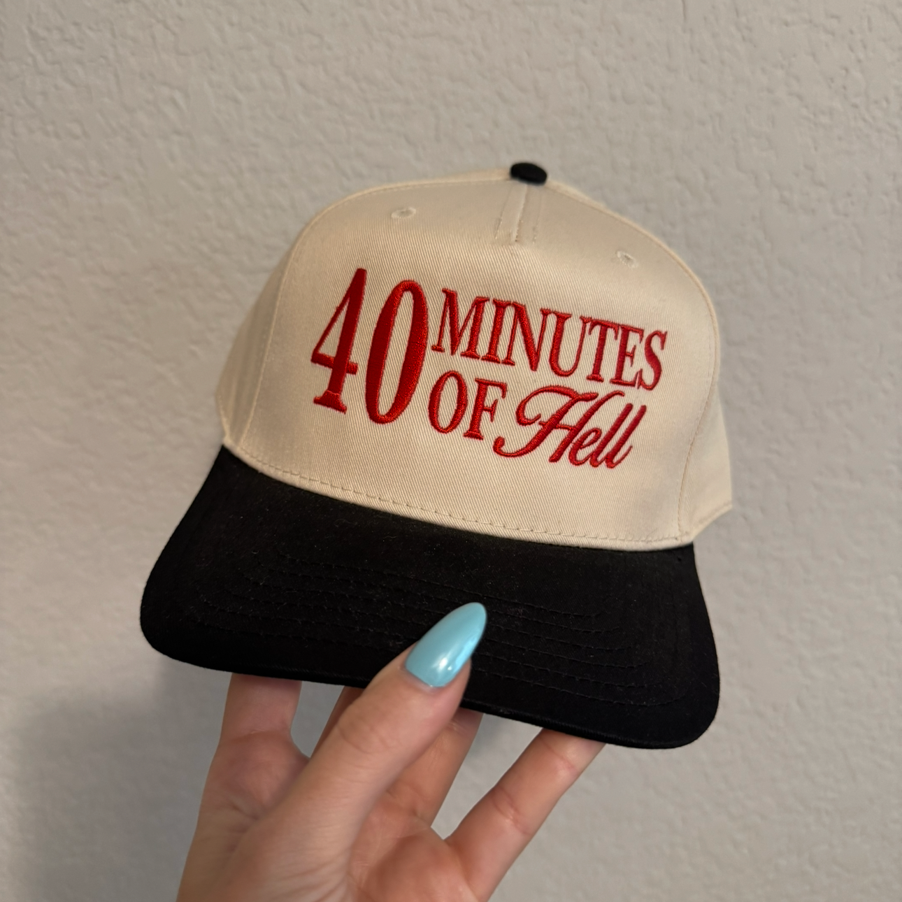40 Minutes of Hell Vintage Trucker Hat (Overstock)