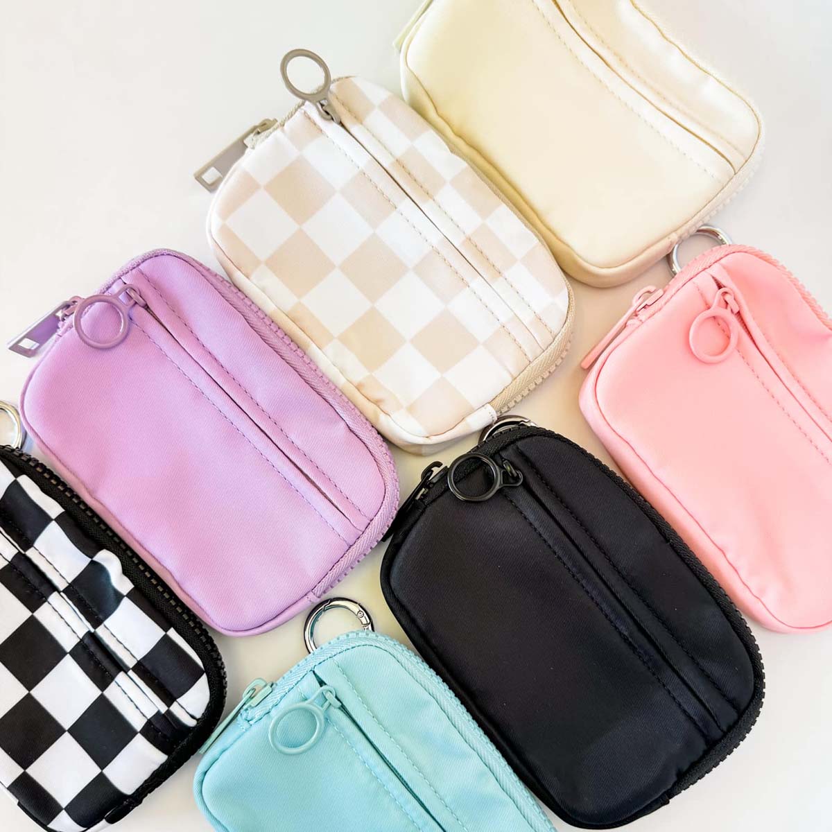 Zip Pouch Keychain Wallet