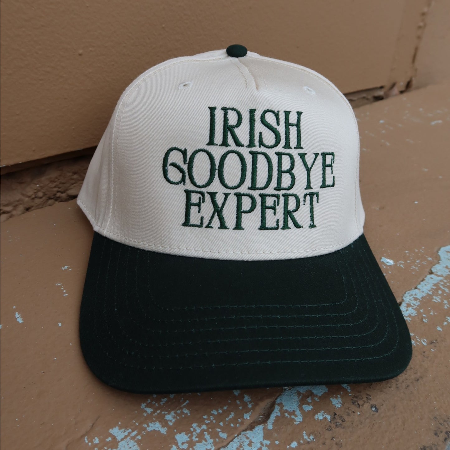 Irish Goodbye Expert Vintage Trucker Hat