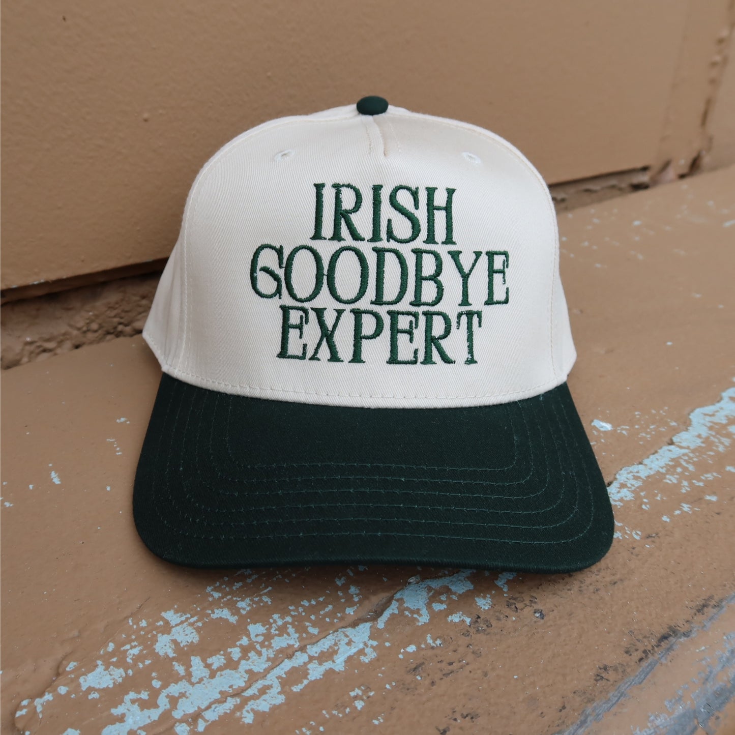Irish Goodbye Expert Vintage Trucker Hat