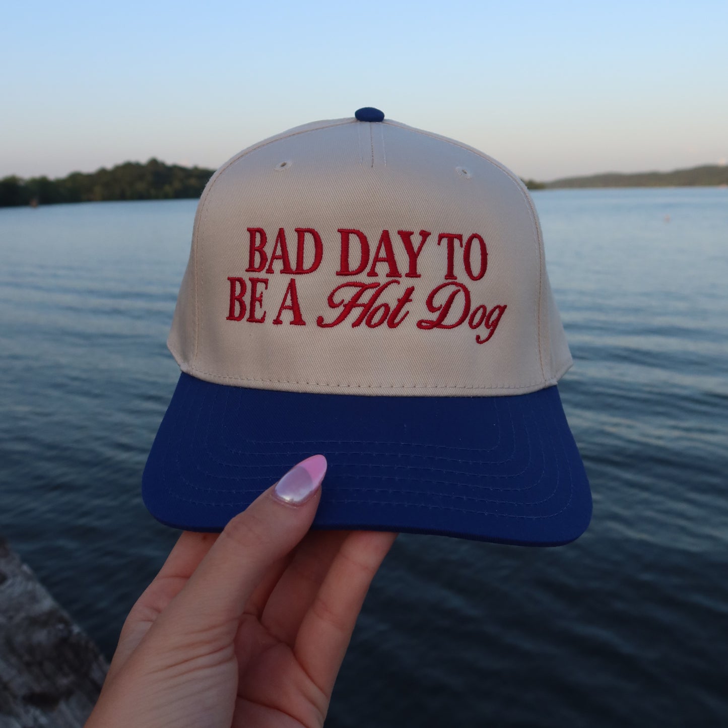 Bad Day to be a Hot Dog Vintage Trucker Hat
