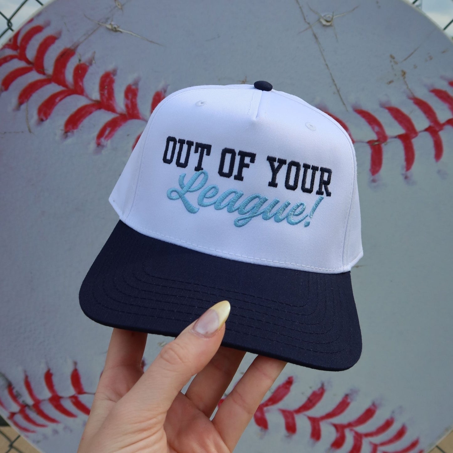 Out of Your League Vintage Trucker Hat