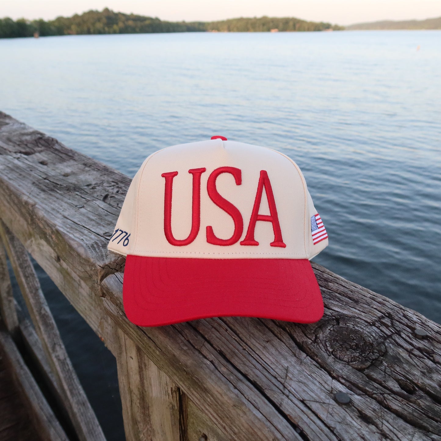 USA 3D Vintage Trucker Hat