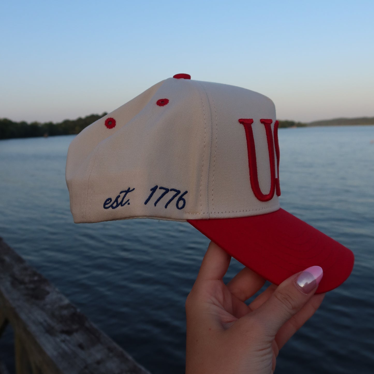 USA 3D Vintage Trucker Hat