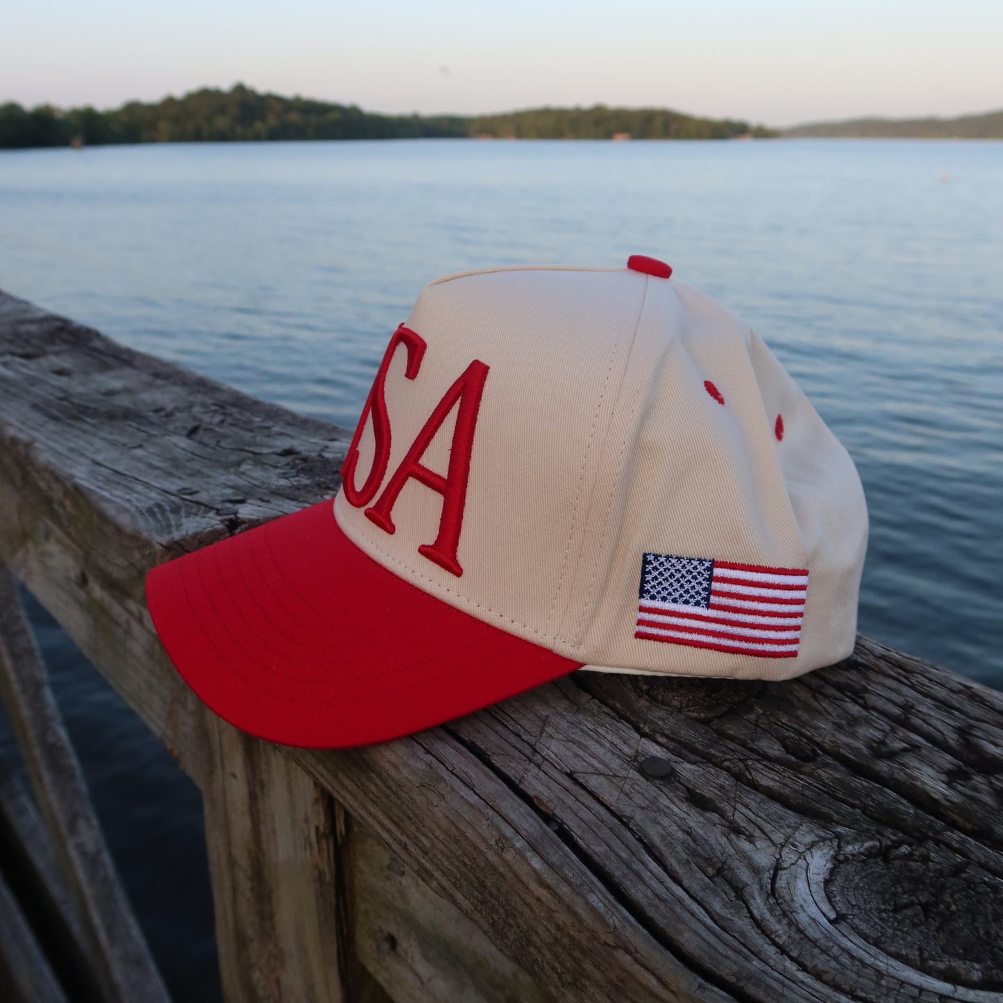 USA 3D Vintage Trucker Hat