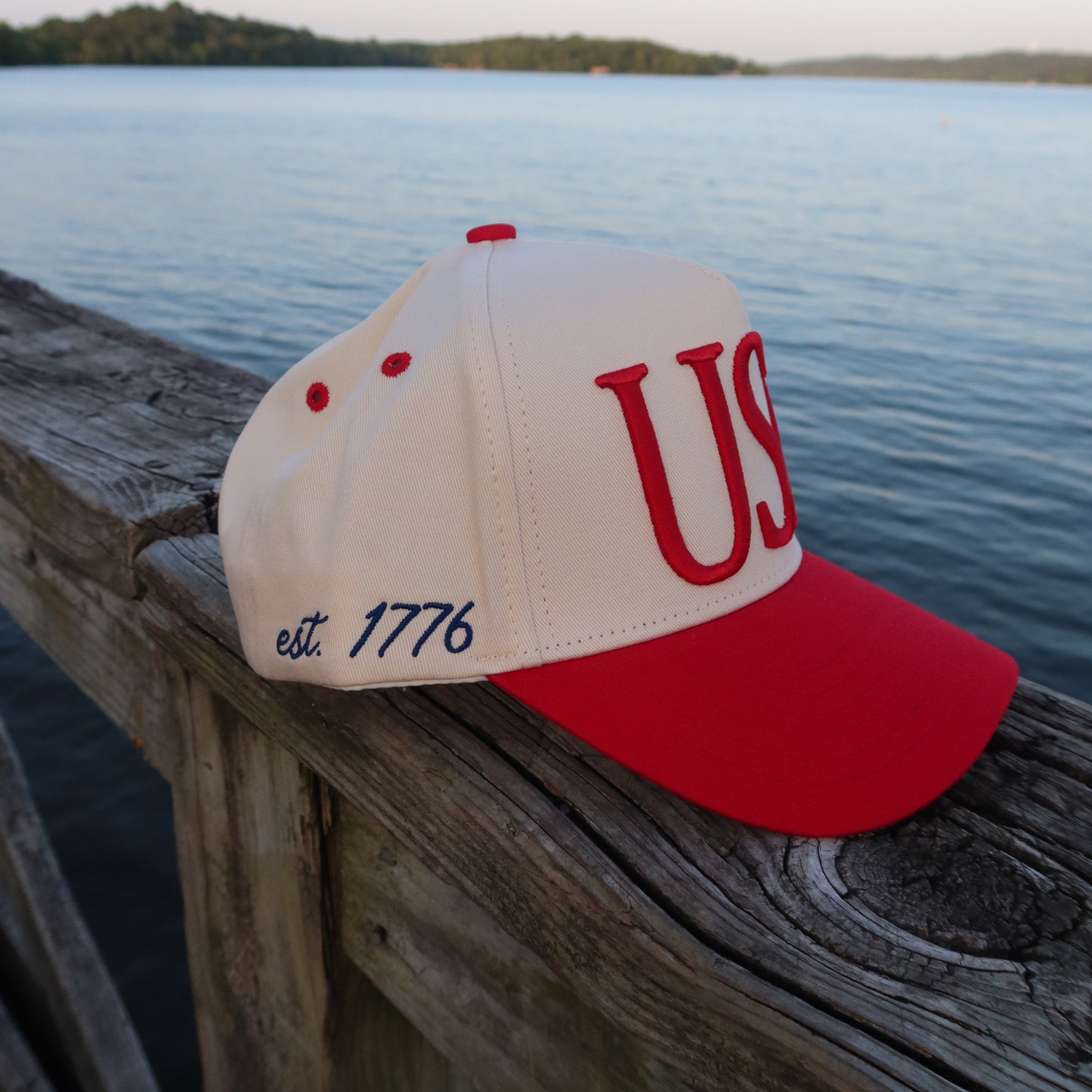 USA 3D Vintage Trucker Hat
