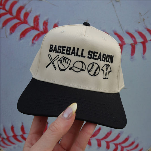 Baseball Season Charms Vintage Trucker Hat