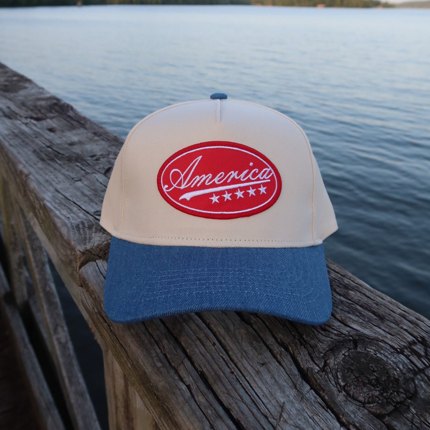America Patch Vintage Trucker Hat