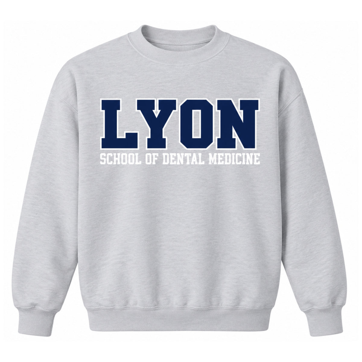 LYON School of Dental Medicine Crewneck Sweatshirt - Ash Gray