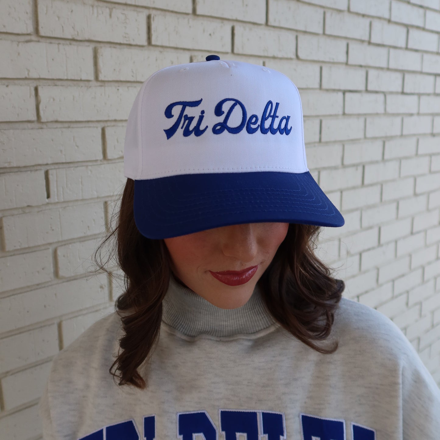 Tri Delta Groovy Vintage Trucker Hat
