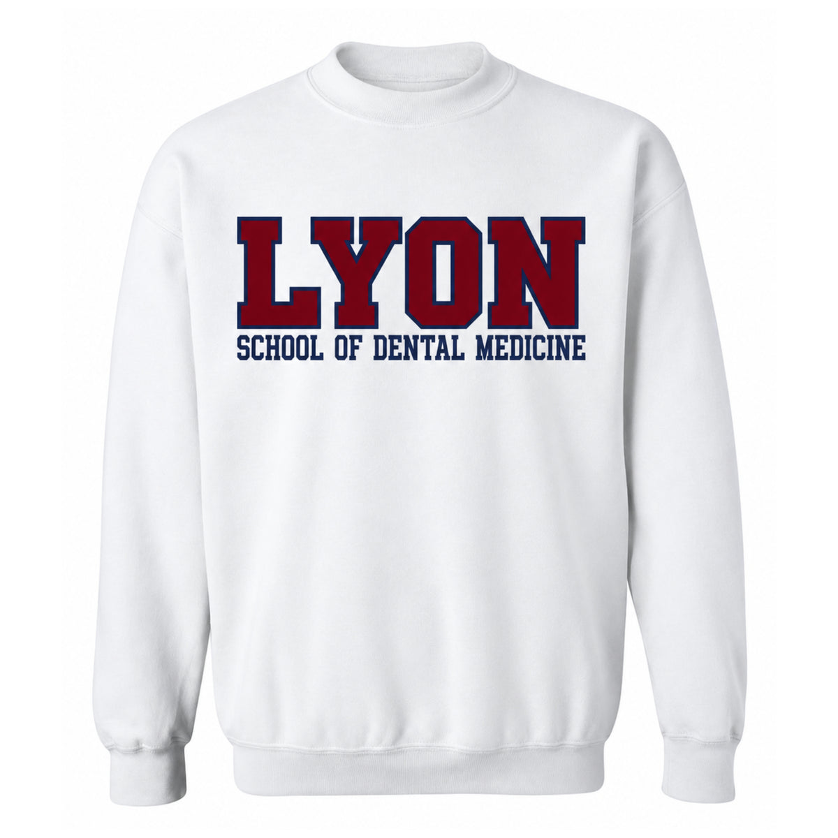 LYON School of Dental Medicine Crewneck Sweatshirt - White