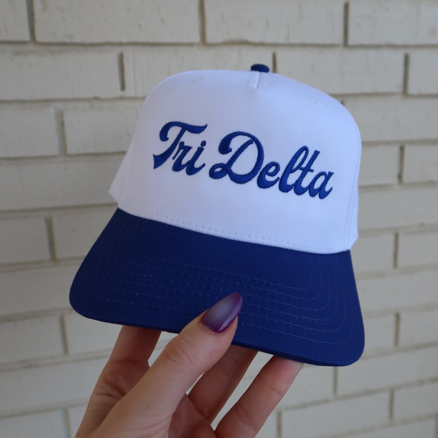 Tri Delta Groovy Vintage Trucker Hat