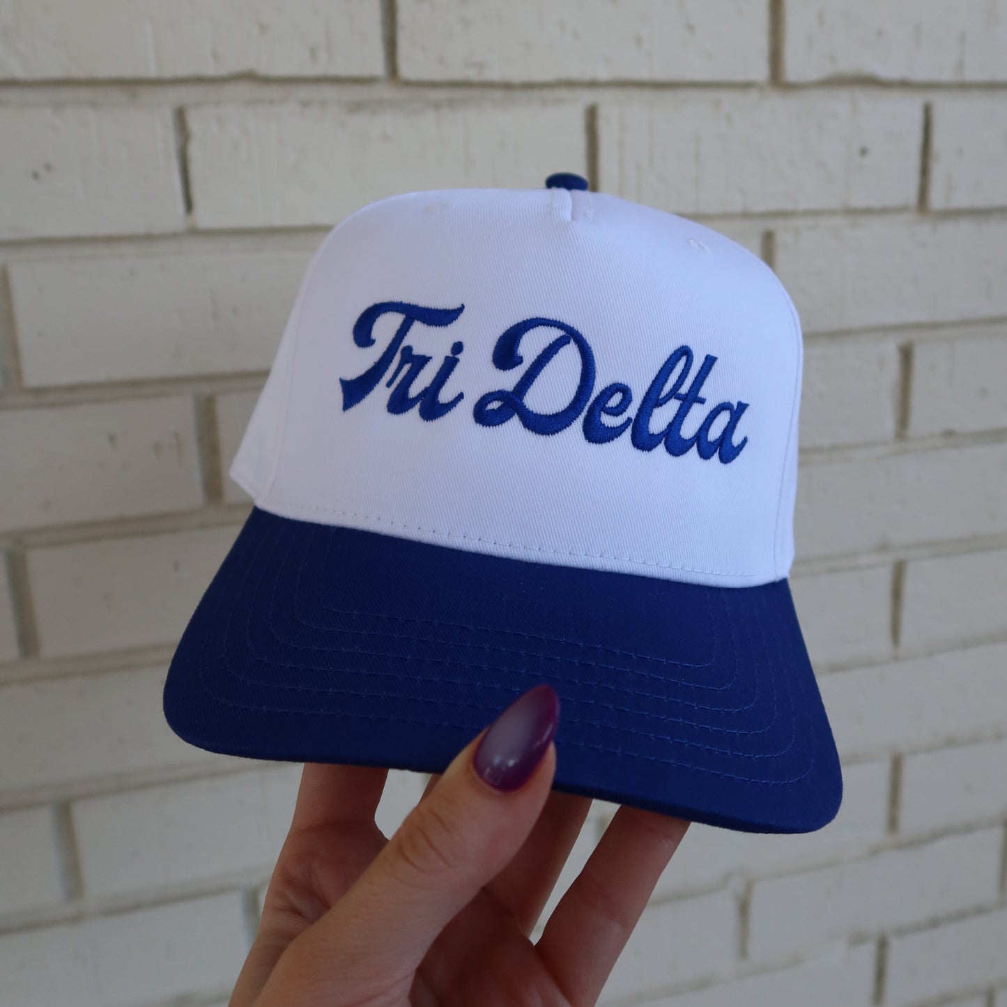 Tri Delta Groovy Vintage Trucker Hat