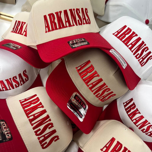 Arkansas Two-Tone Trucker Hat