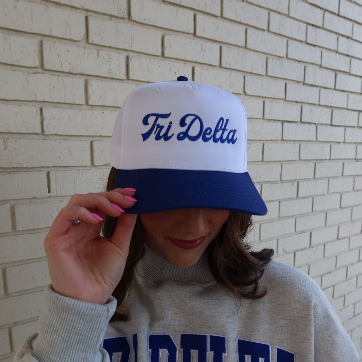 Tri Delta Groovy Vintage Trucker Hat