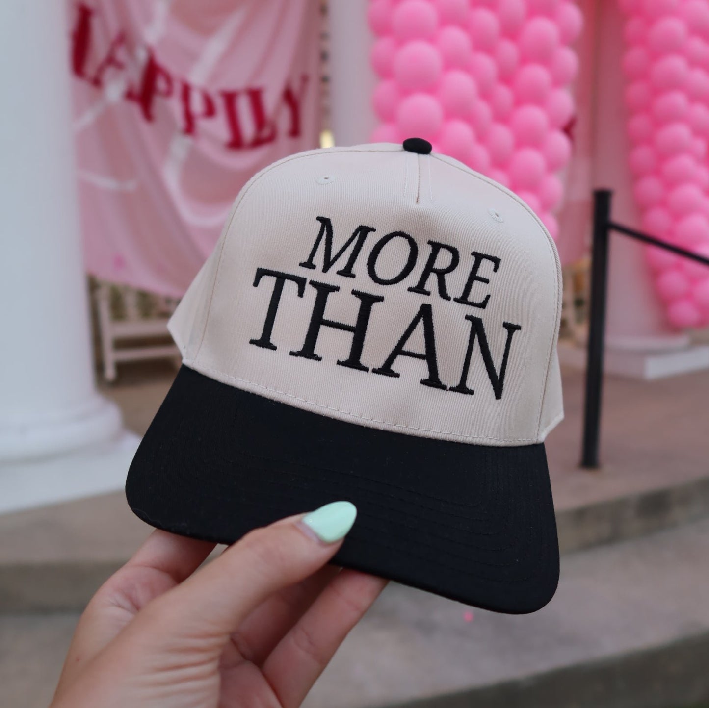 More Than Alpha Sigma Tau Trucker Hat (Embroidered)