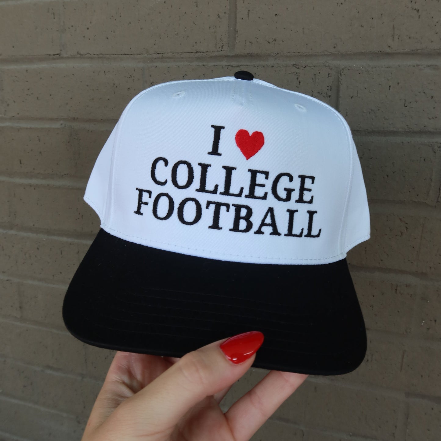 I Love College Football Trucker Hat