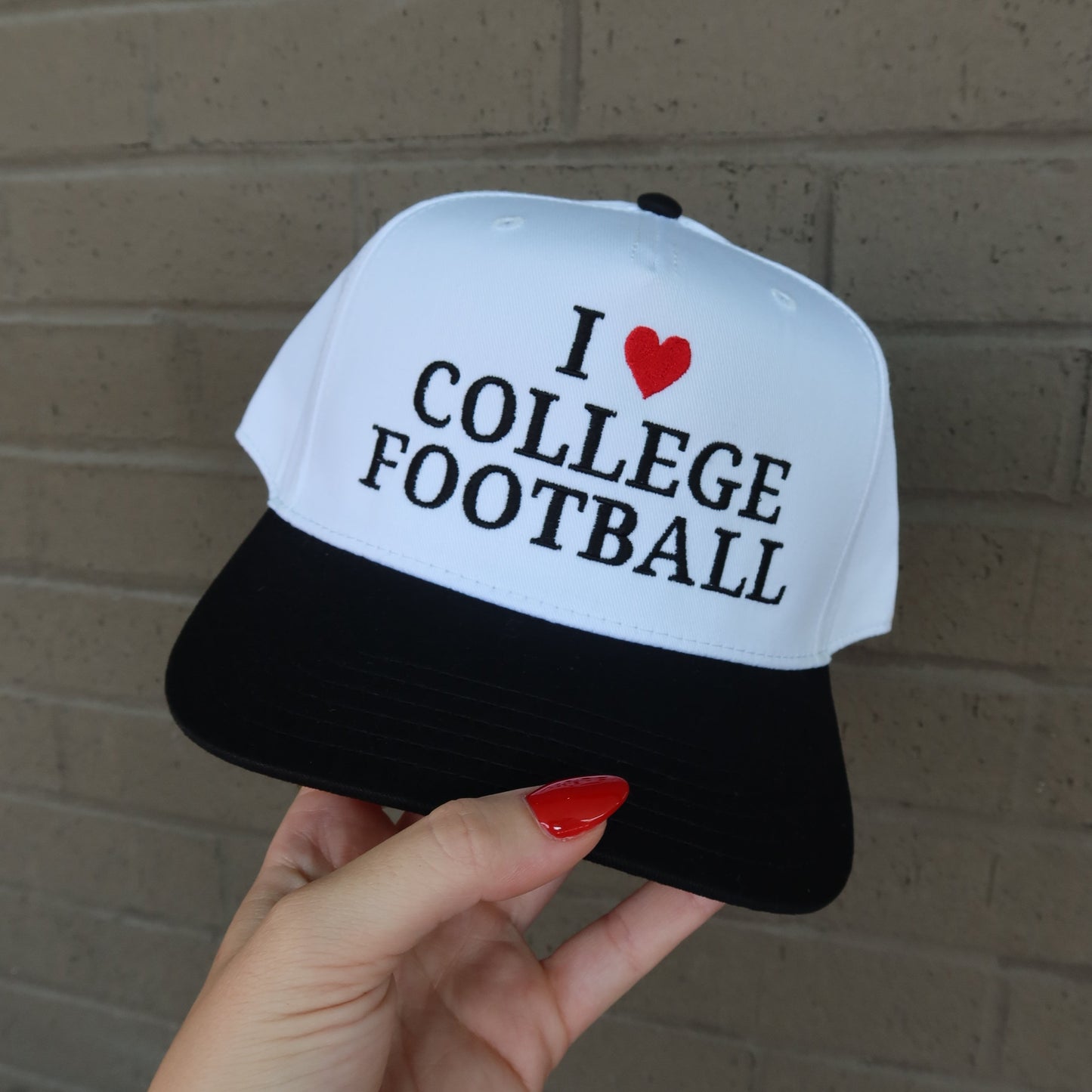 I Love College Football Trucker Hat