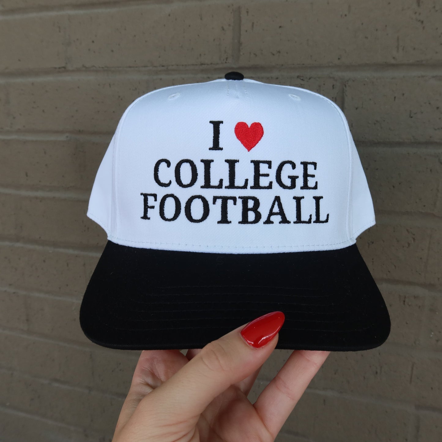 I Love College Football Trucker Hat