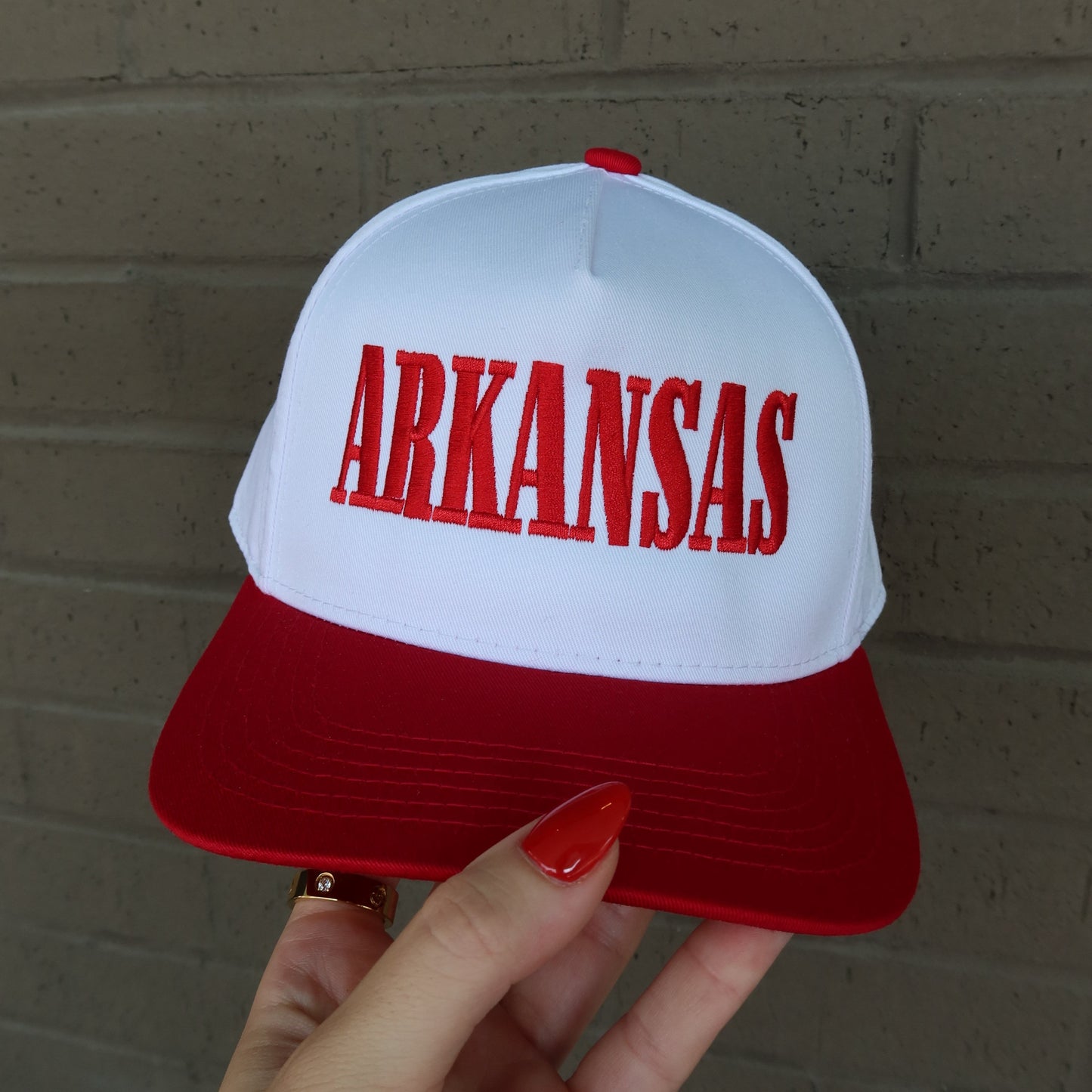 Arkansas Two-Tone Trucker Hat