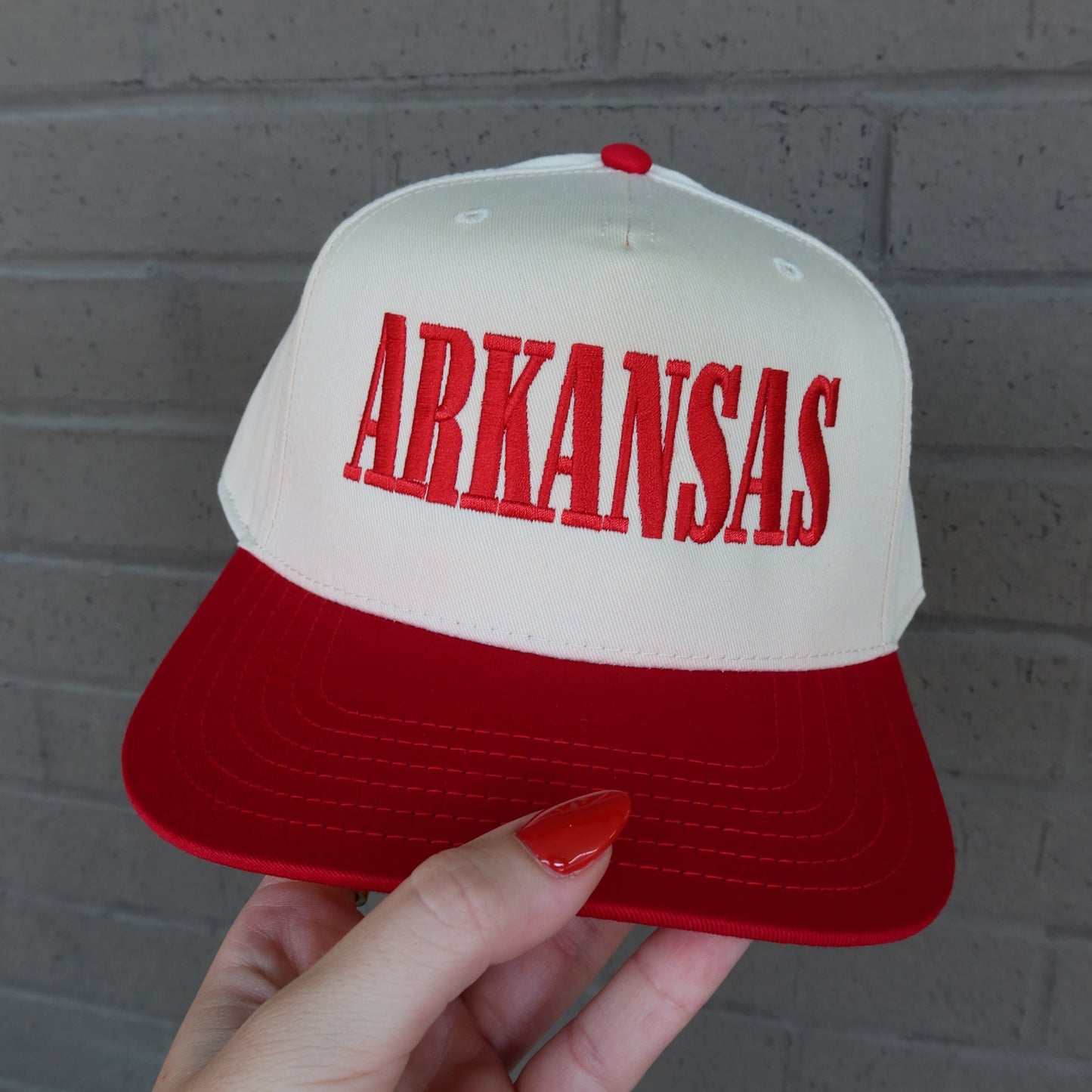 Arkansas Two-Tone Trucker Hat