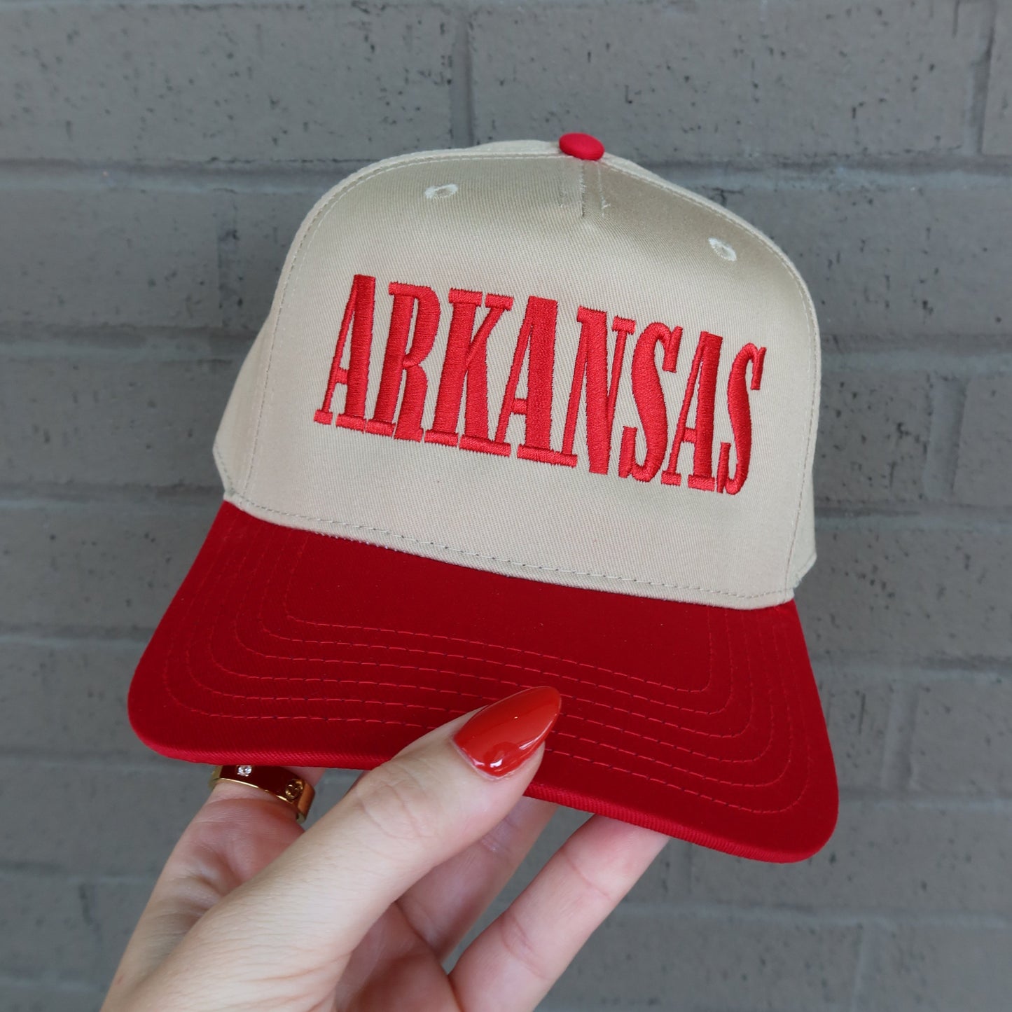 Arkansas Two-Tone Trucker Hat