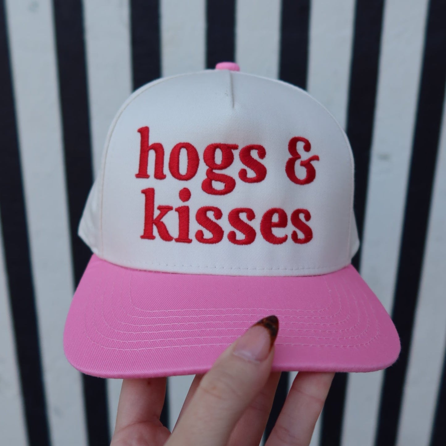 Hogs & Kisses Vintage Trucker Hat