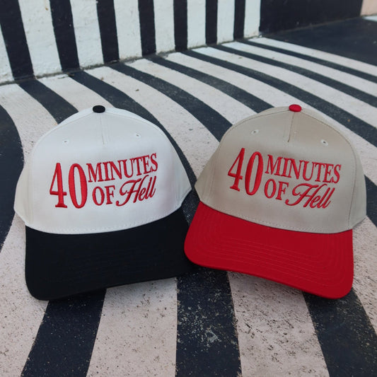 40 Minutes of Hell Vintage Trucker Hat