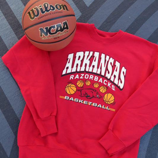 Arkansas Razorbacks Basketball Crewneck Sweatshirt