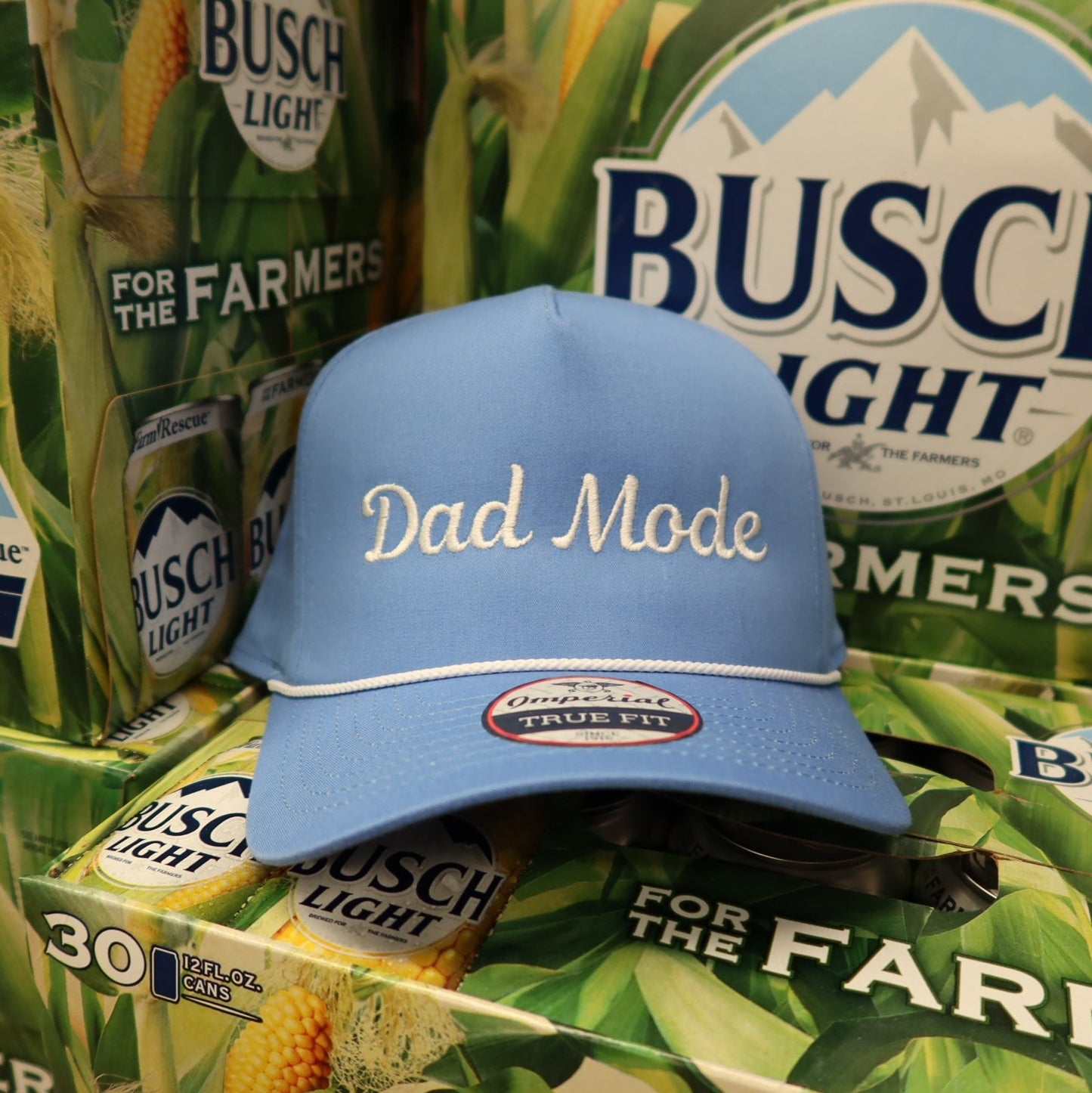 Dad Mode Golf Hat- Columbia Blue