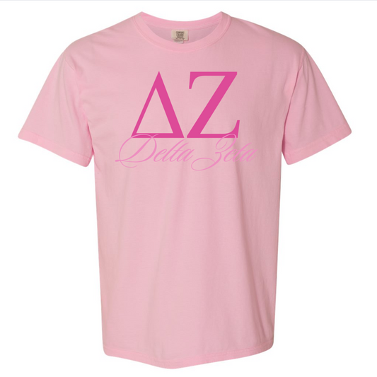 Delta Zeta Comfort Colors Short Sleeve T-Shirt