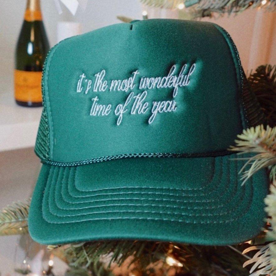 It's the Most Wonderful Time of the Year Trucker Hat (Embroidered)