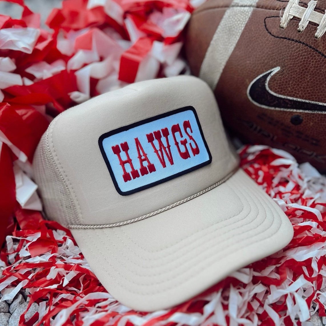 Hawgs Embroidered Patch Trucker Hat