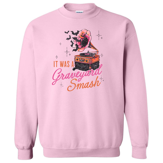 Graveyard Smash Crewneck Sweatshirt- Adult Large