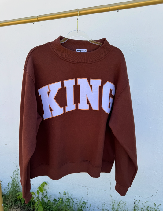 KING Mockneck Sweatshirt - L/XL
