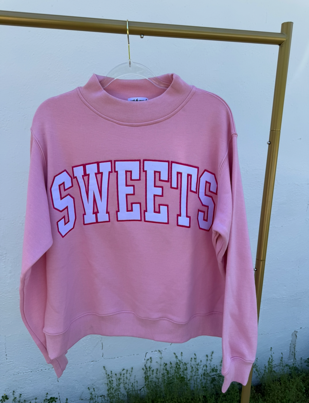 SWEETS Mockneck Sweatshirt - S/M
