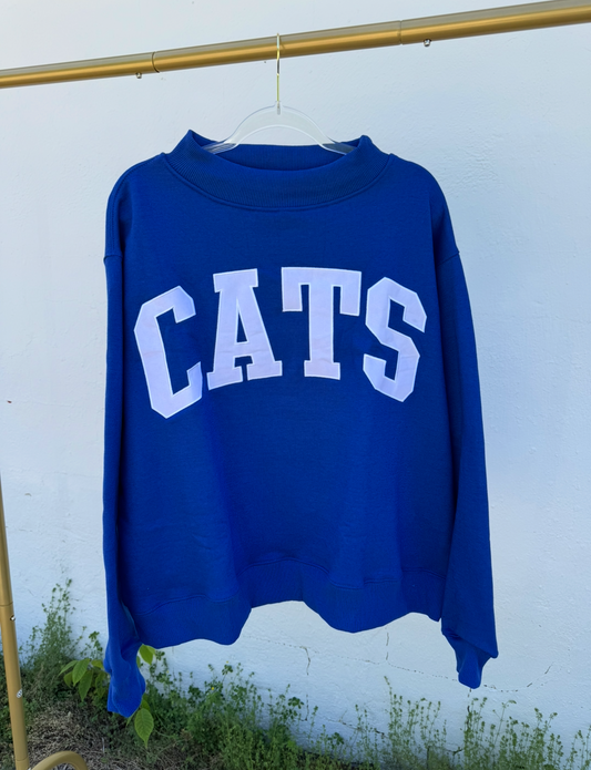 CATS Mockneck Sweatshirt - L/XL