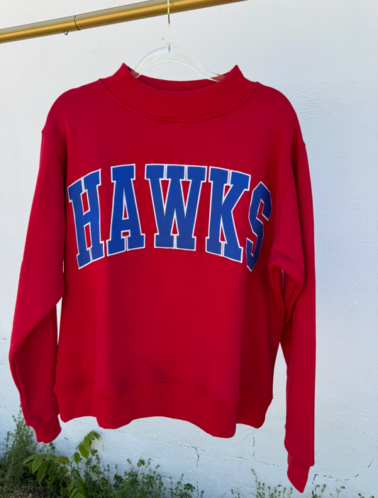 HAWKS Mockneck Sweatshirt - S/M